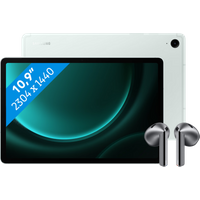 Koop Samsung Galaxy Tab S9 FE 128GB Wifi Groen + Galaxy Buds3 Zwart - 6151117277251