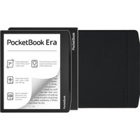 Koop PocketBook Era 16GB Zilver + Flip Book Case Zwart - 6095606232256