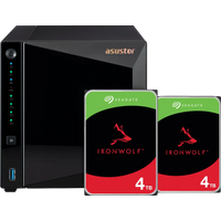 Koop ASUSTOR AS3304T v2 + Seagate Ironwolf 8TB (2x4TB) - 6151123771736