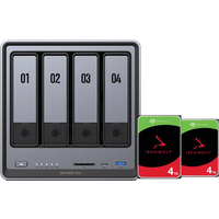 Koop UGREEN NASync DXP4800 Plus + Seagate Ironwolf 4TB Duo Pack - 6151123910906