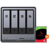 Koop UGREEN NASync DXP4800 Plus + Seagate Ironwolf 4TB 4-Pack - 6151123915963