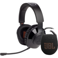 Koop JBL Quantum 350 Wireless + JBL Clip 5 Zwart - 6151122210274